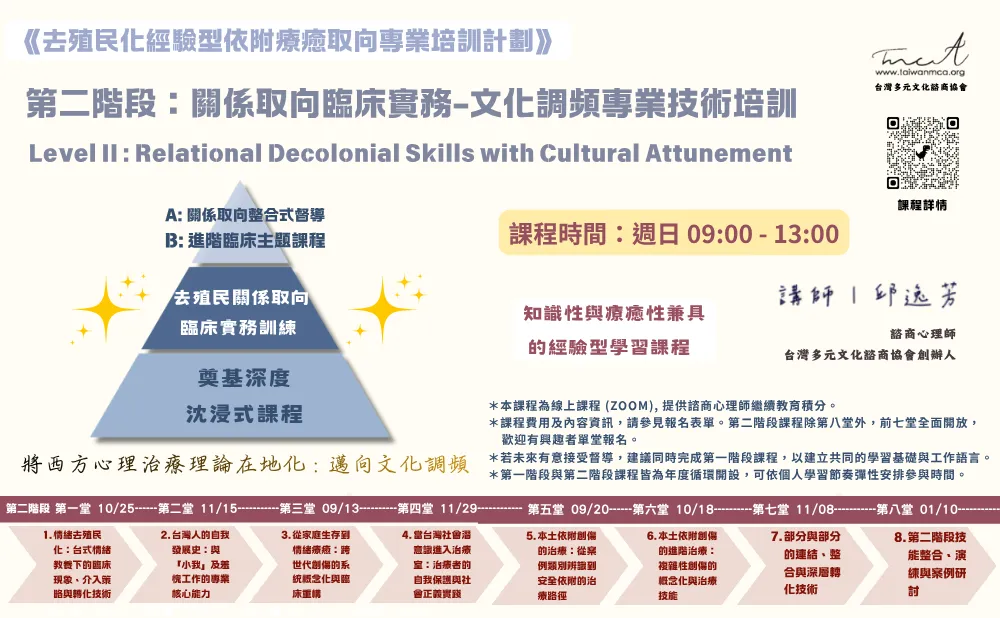 關係取向臨床實務：文化調頻專業技術培訓 picture